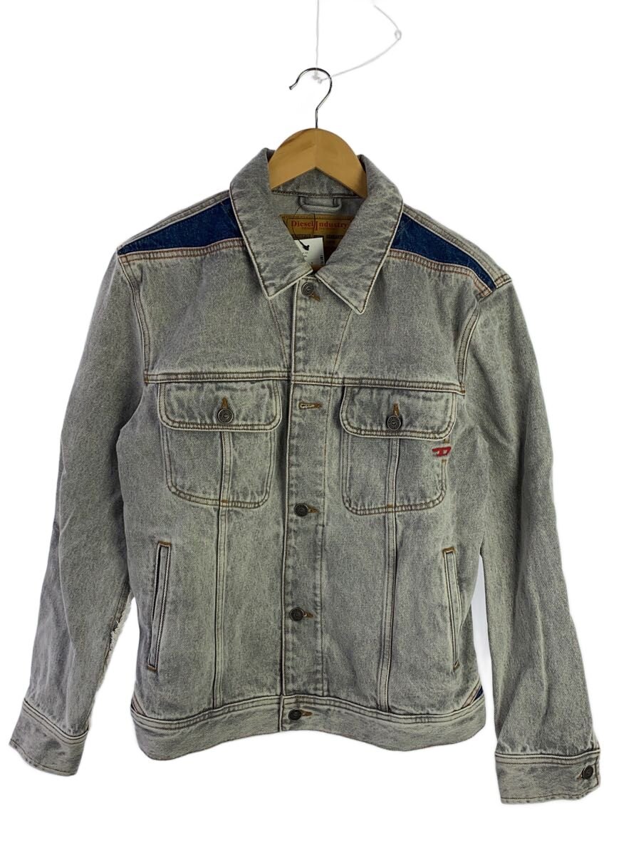 【中古】DIESEL◆ディーゼル/Gジャン/S/綿織物/薄墨色/灰/A09156【メンズウェア】
