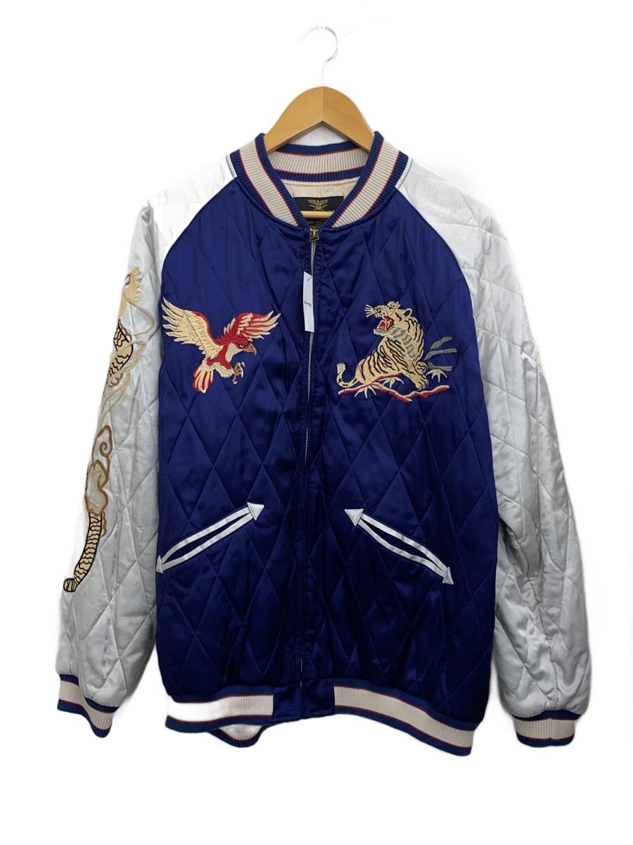 【中古】HOUSTON◆スカジャン/XXL/レーヨン/NVY/51215【メンズウェア】｜2ｎｄ STREET 店
