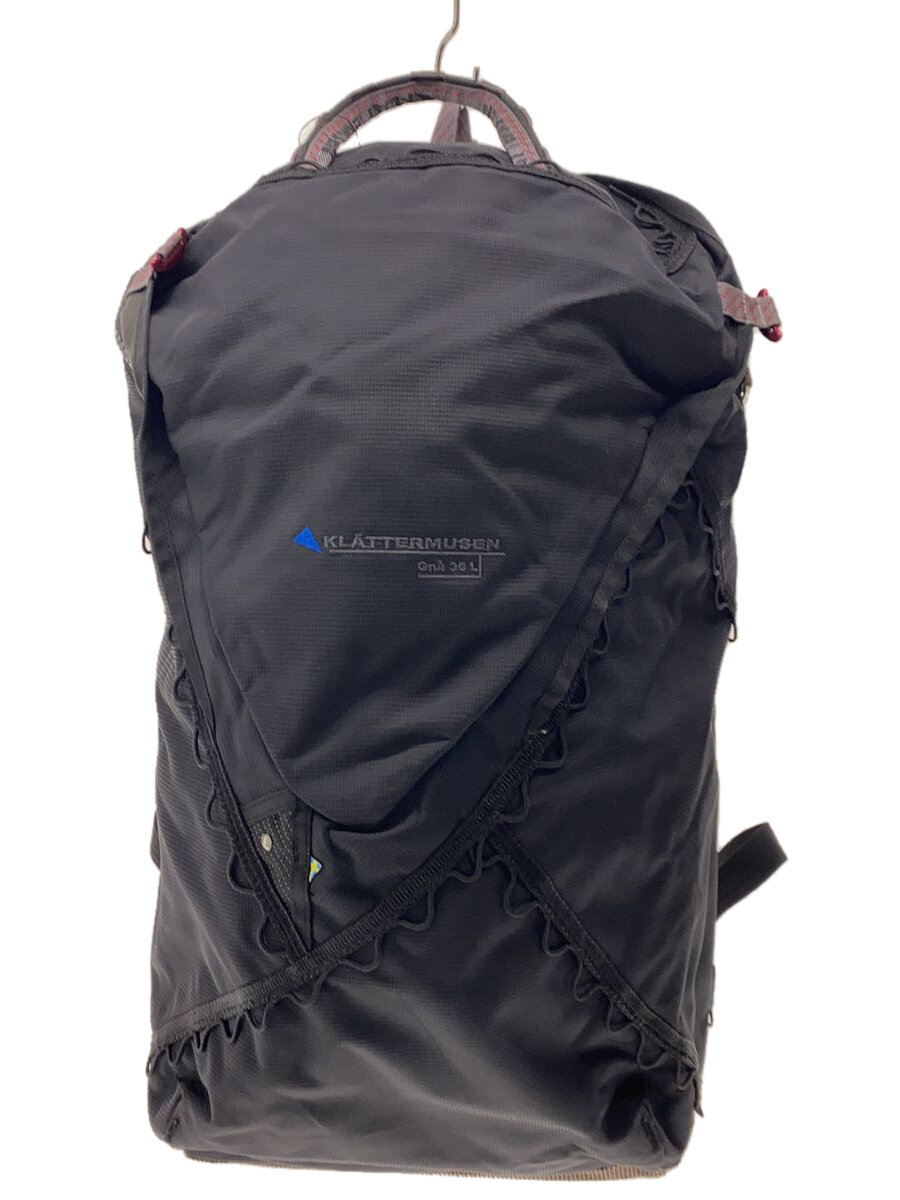 【中古】KLATTERMUSEN◆背嚢/PVC/BLK/Gna 35L//【御徒面子】