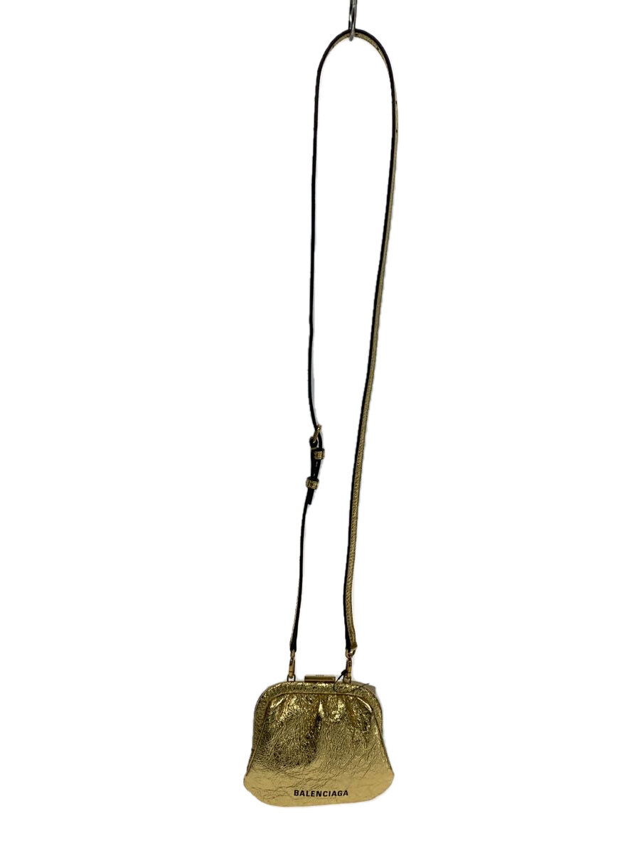 【中古】BALENCIAGA◆CLOUD COIN SHOULDER STRAP/ショルダーバッグ//618915・8000//【御徒面子】