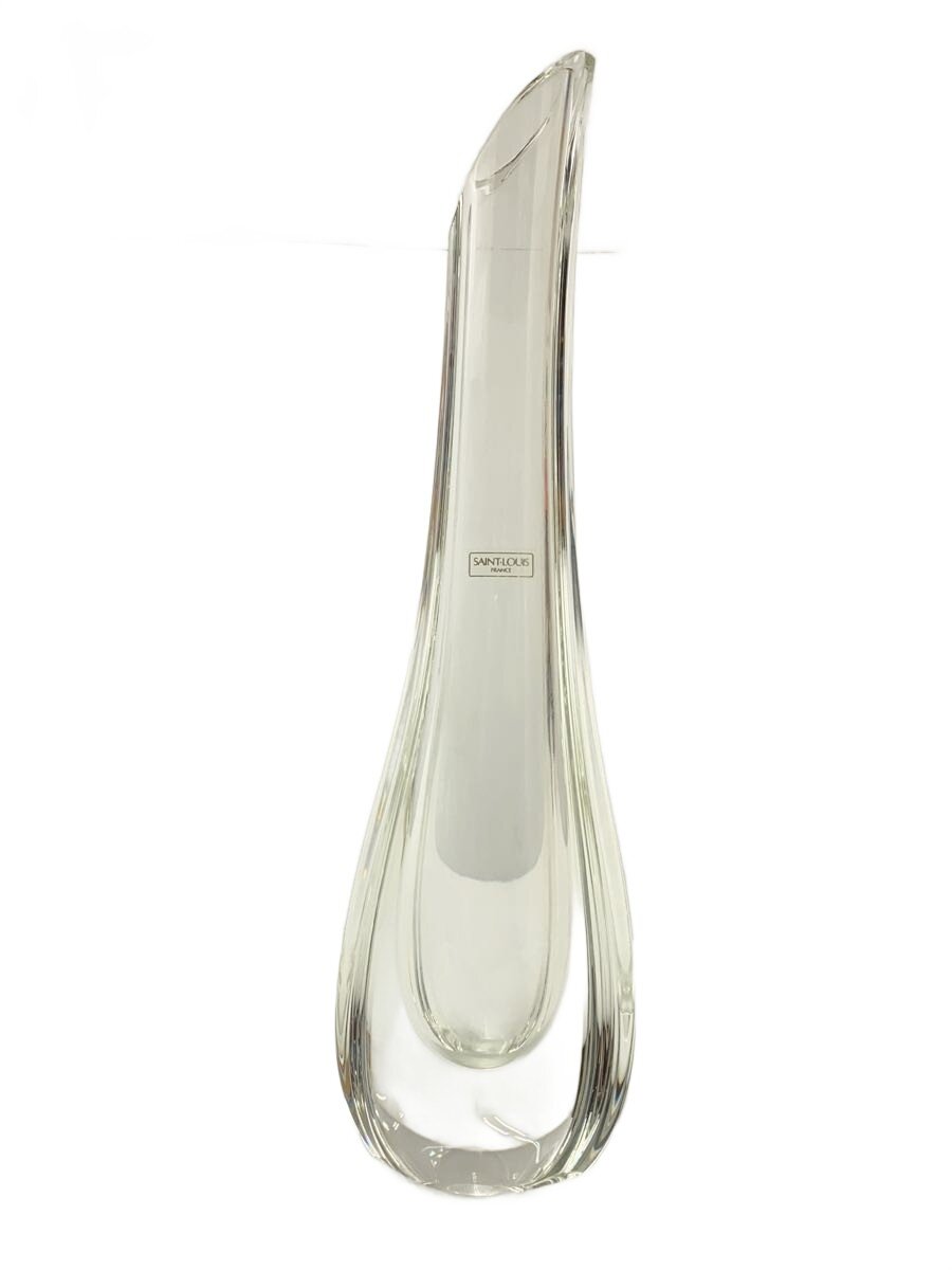 【中古】SAINT LOUIS◆花瓶/CLR【インテリア小物・日用雑貨】