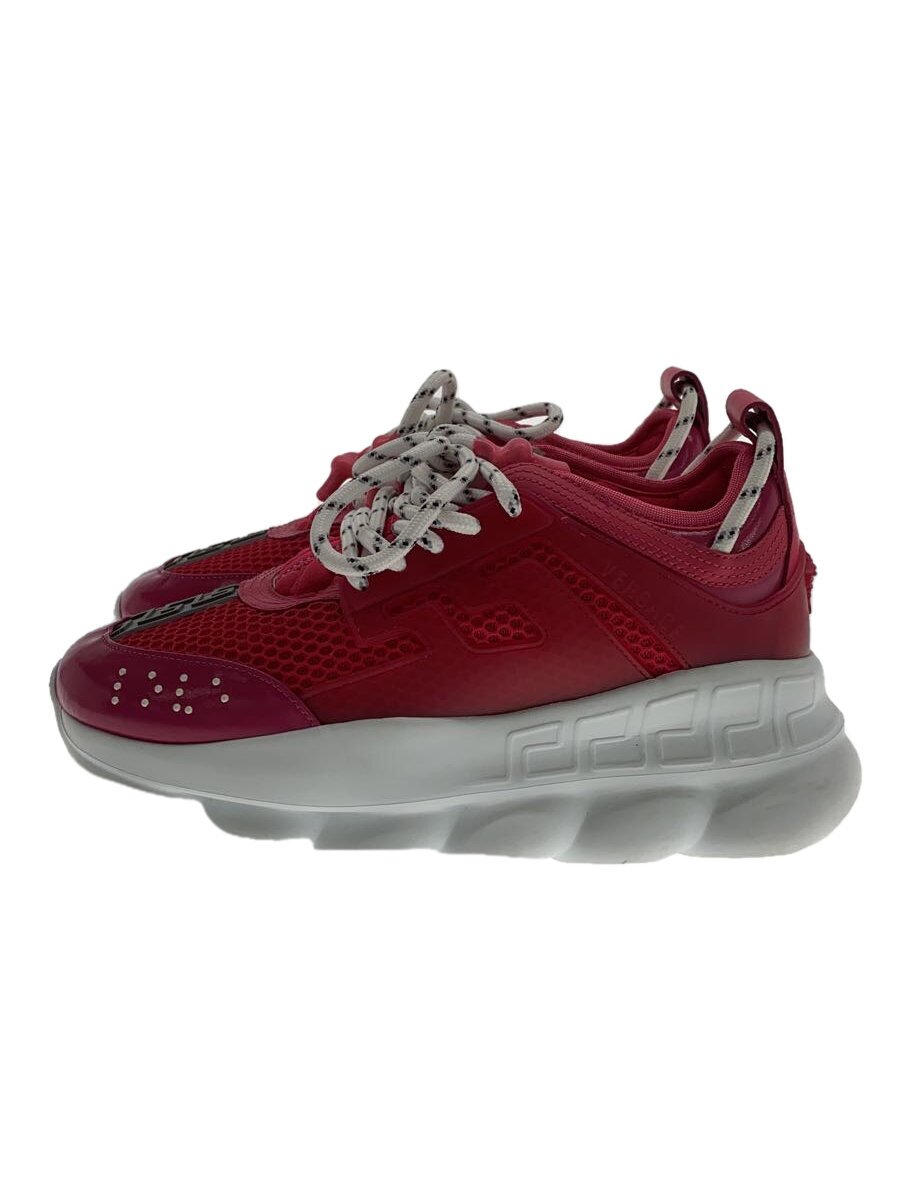 【中古】VERSACE◆ローカットスニーカー/37/PNK【シューズ】