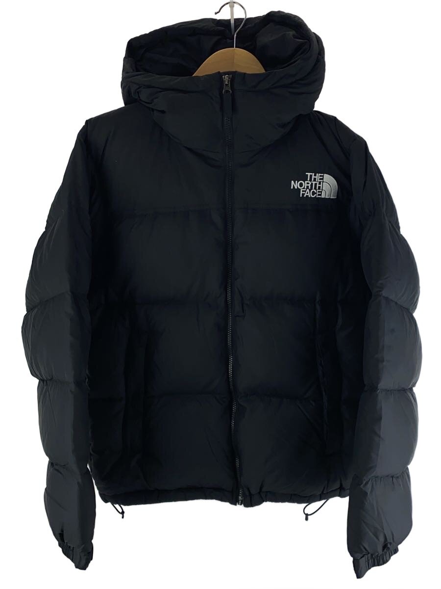 【中古】THE NORTH FACE◆NUPTSE HOODIE/ヌプシフーディー/M/ナイロン/BLK【メンズウェア】|2nd STREET 店
