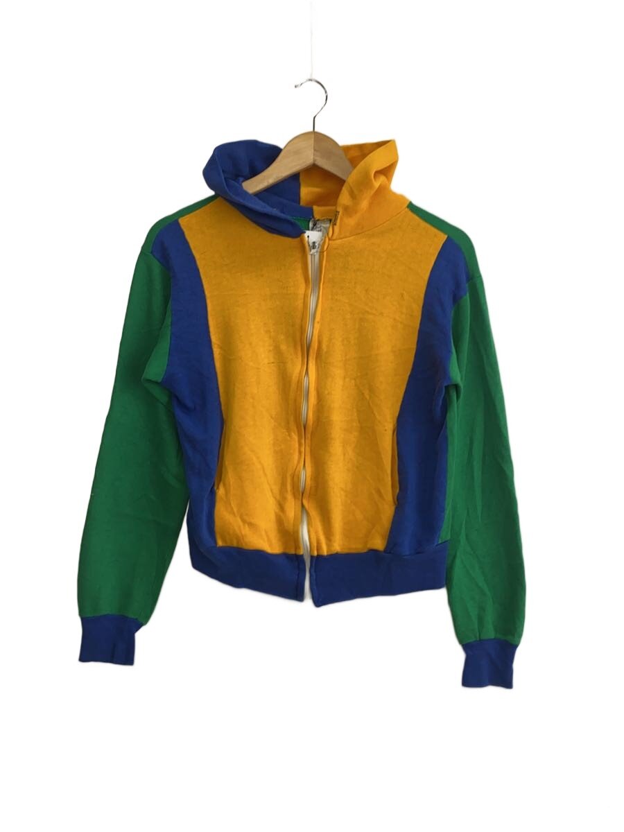【中古】70S/クレイジーパターン/EXTRA POINT/ジップパーカー/--/--/マルチ色つや//【メンズウェア】