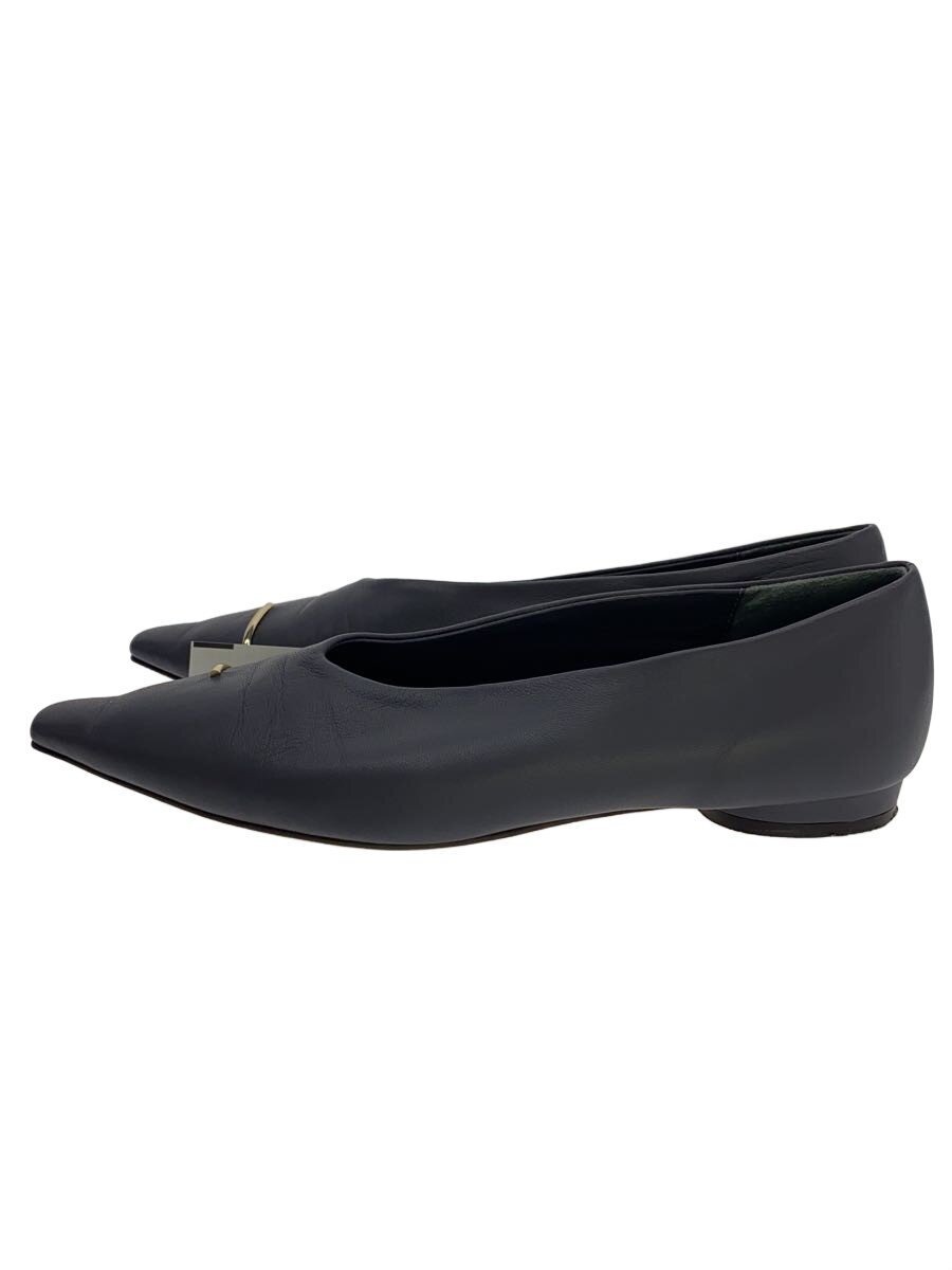 【中古】平ったいパンプス/37.5/GRY【シューズ】