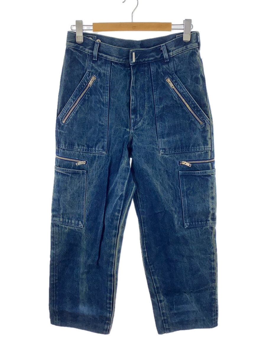 【中古】GIVENCHY◆カーゴパンツ/30/ジーンズ/NVY/BM519D5Y5W【メンズウェア】