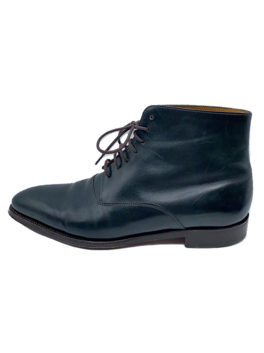 【中古】JOHN LOBB◆ブーツ/--/GRN【シューズ】