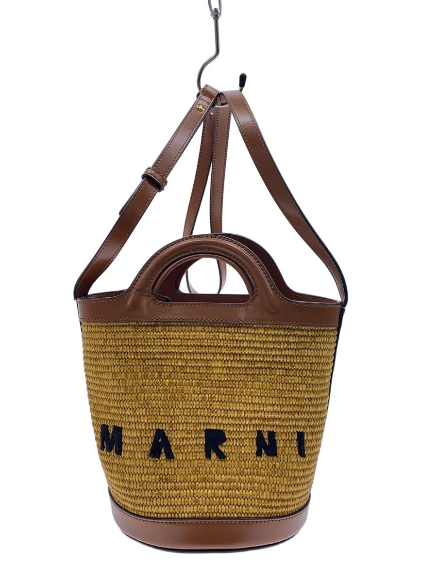 【中古】MARNI◆ショルダーバッグ/--/BRW/トロピカリアミニ//【御徒面子】
