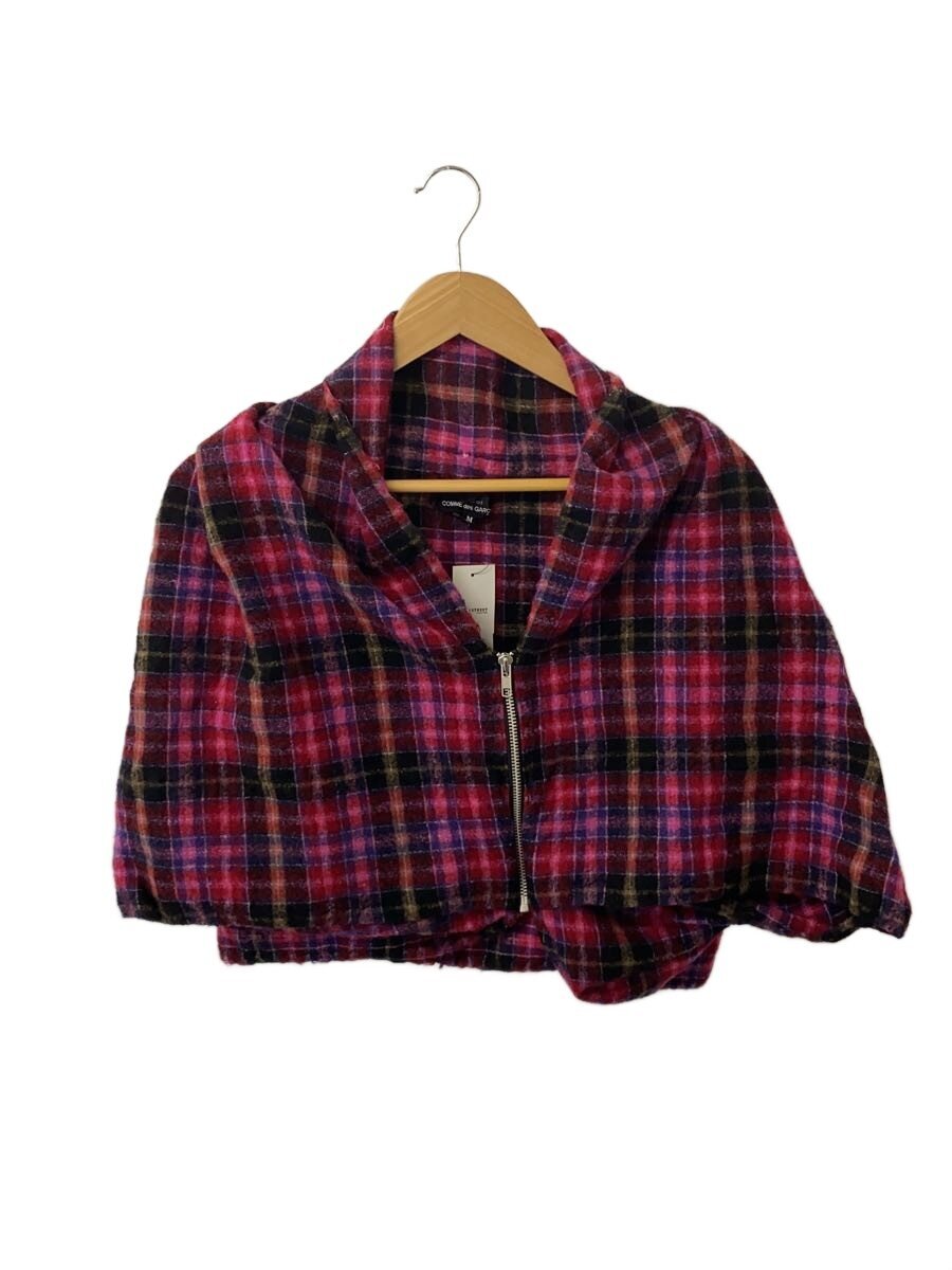 【中古】tricot COMME des GARCONS◆ポンチョ/AD2004/M/羊毛/マルチ色つや/照合のしるし/TN-J030【レディース御召しもの】