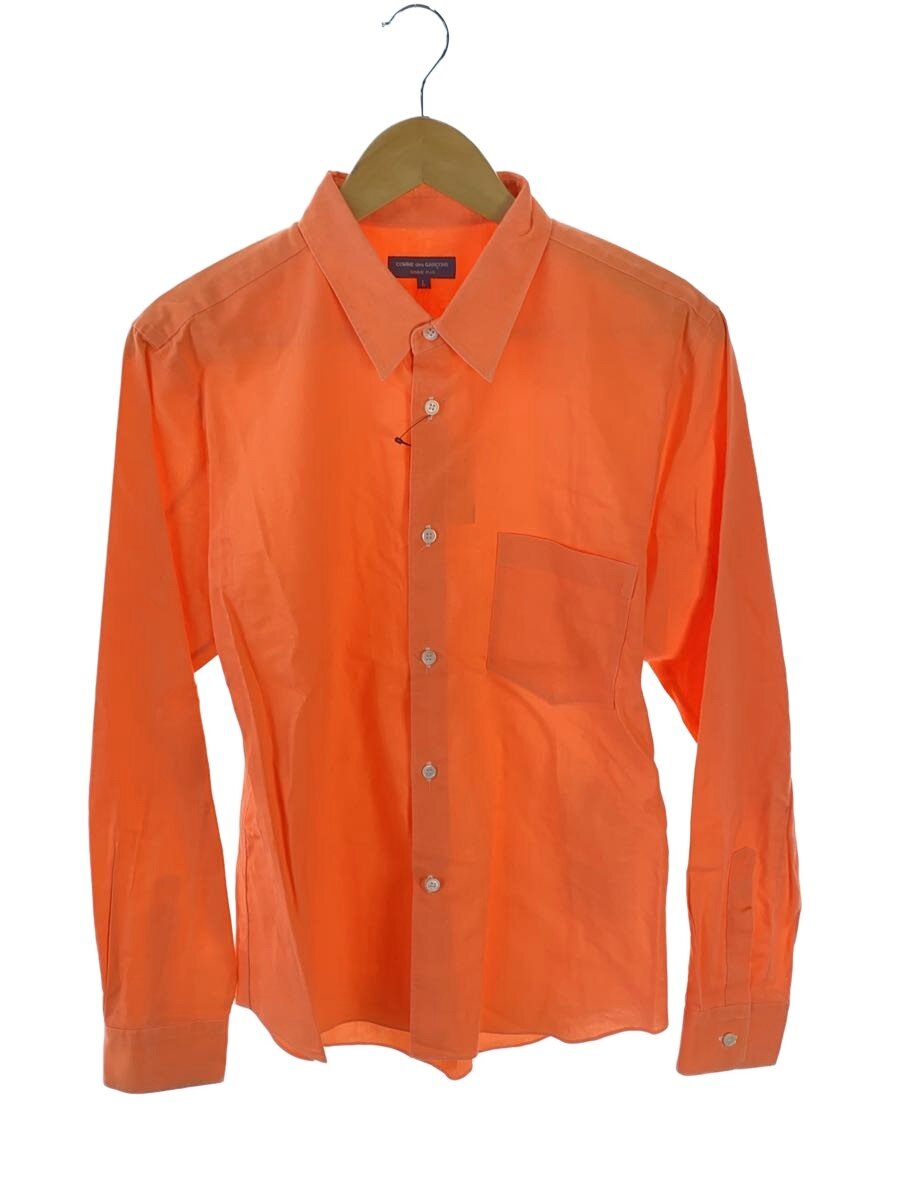 【中古】COMME des GARCONS HOMME PLUS◆長袖プルオーバー/L/綿織物/ORN/無地/PE-B001/AD2001/Archive/アーカイブ//【メンズウェア】