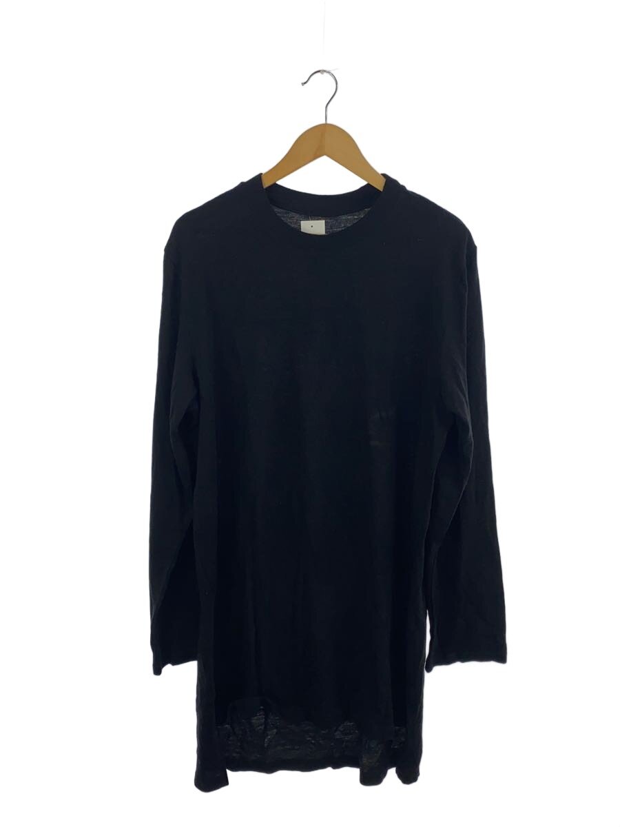 【中古】Ground Y◆編み物・ティーシャツ(薄っぺら)/3/アクリル樹脂/BLK/GV-T11-501【メンズウェア】