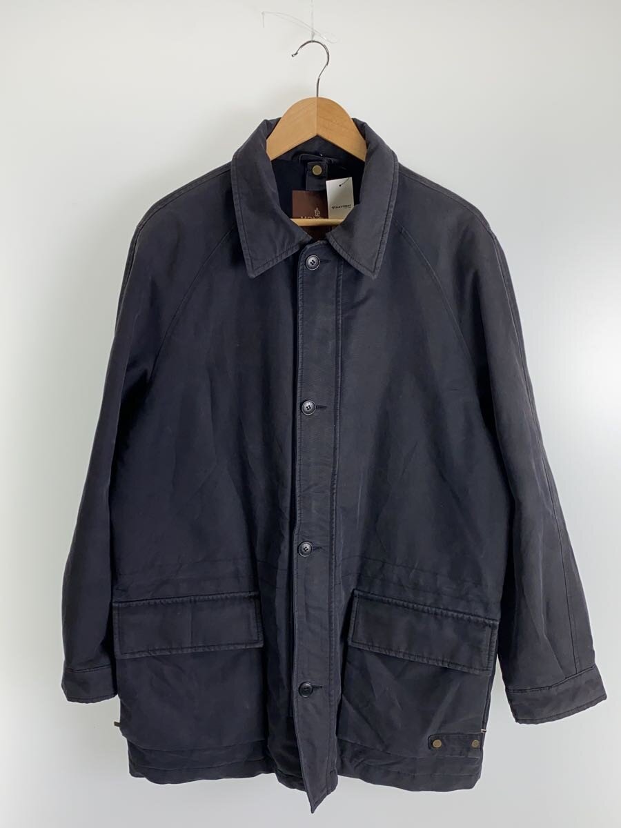 【中古】MONCLER◆ステンカラー/コーチジャケット/コート/5/コットン/BLK/無地/44006-80-69756【メンズウェア】｜2ｎｄ STREET 店