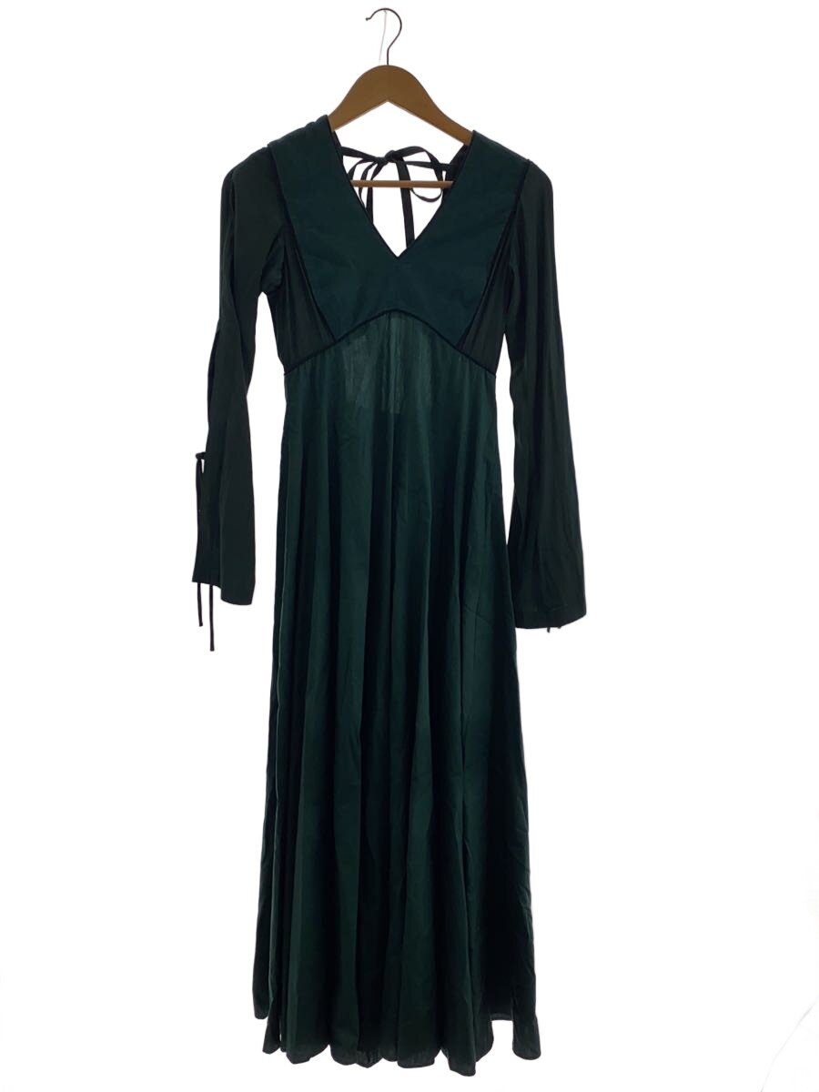 【中古】FUMIE\u003dTANAKA◆長袖衣装/1/綿織物/GRN/F23A-11【レディース御召しもの】