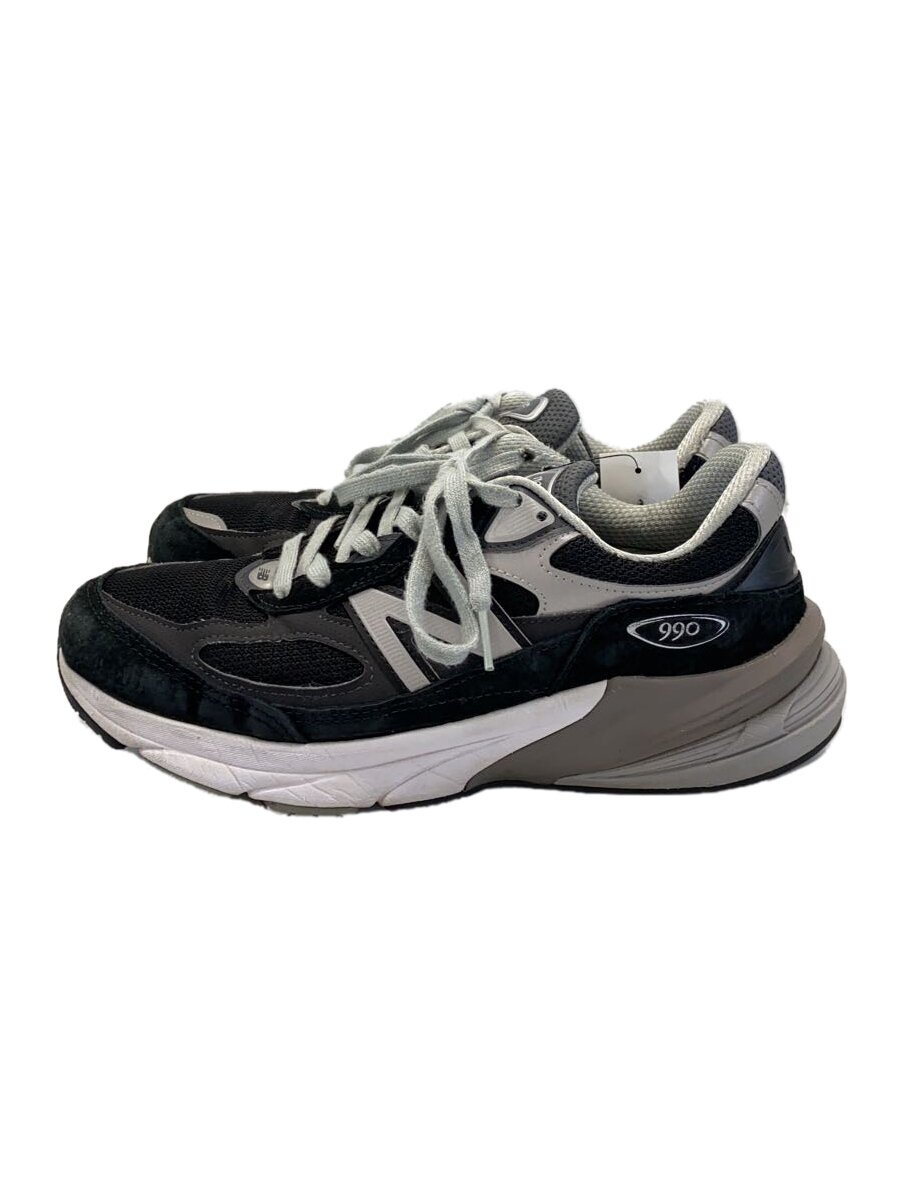 【中古】NEW BALANCE◆M990BK6/27糎/PVC/M990BK6/履きジワ有/汚れた状態有【シューズ】