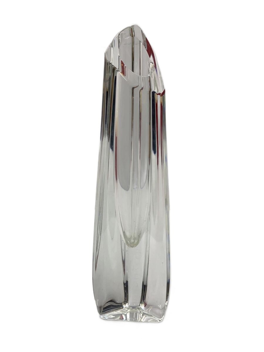 【中古】Baccarat◆壷・花瓶/CLR/一輪挿し/フラワーベース/一部ヒビ割れ有【インテリア小物・日用雑貨】