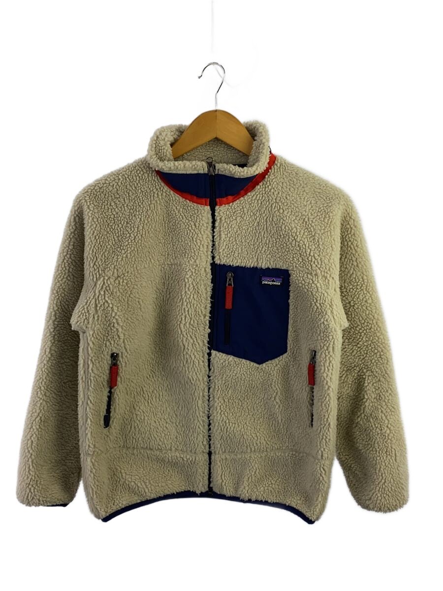 【中古】patagonia◆フリースジャケット/XL/ポリエステル/BEG/65625【レディース御召しもの】