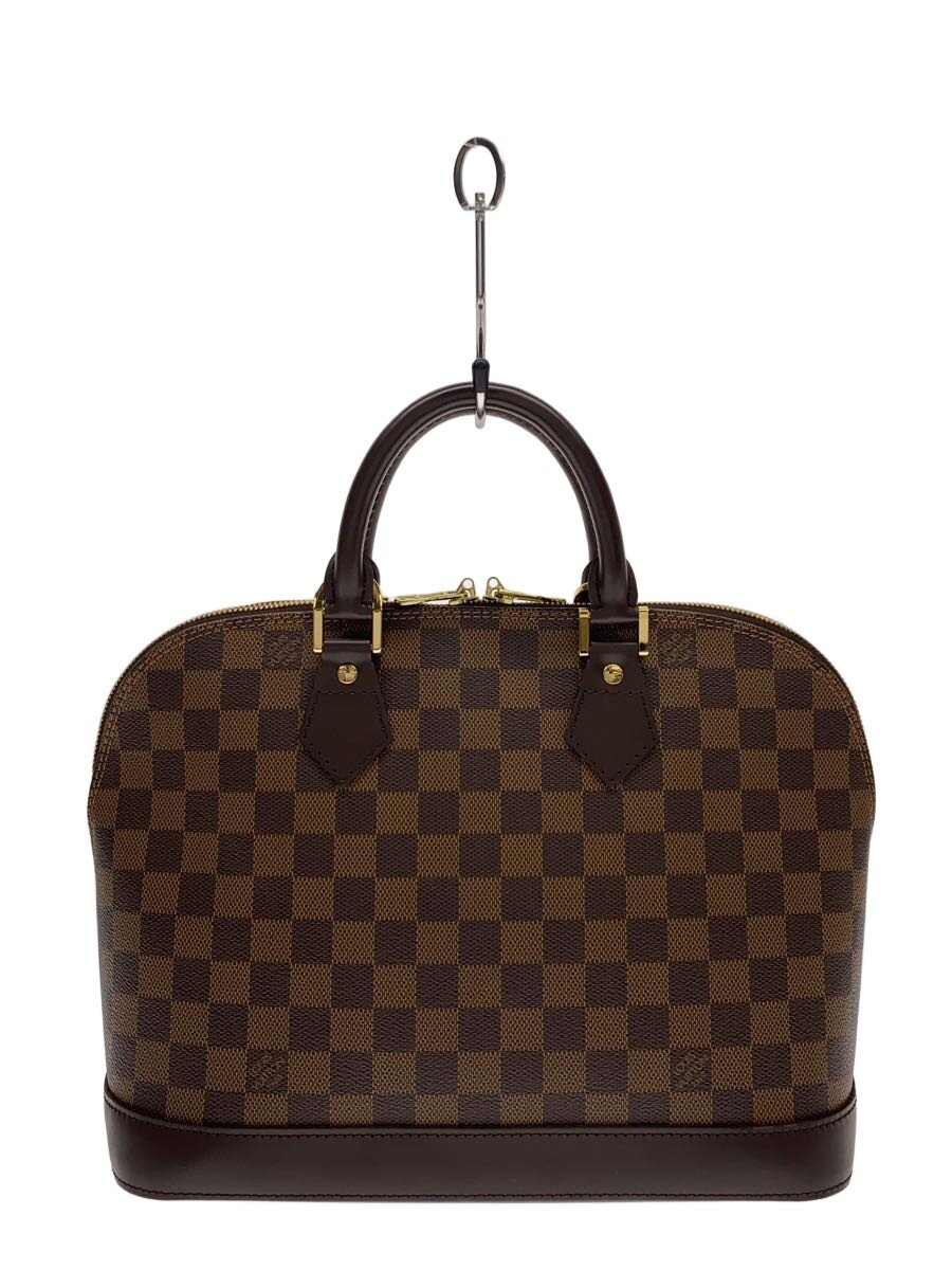 【中古】LOUIS VUITTON◆アルマPM_ダミエ・エベヌ/PVC/BRW【御徒面子】