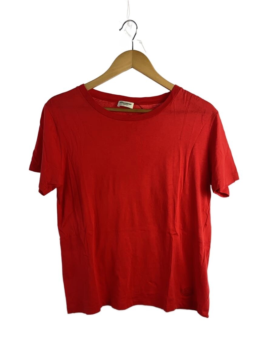 【中古】SAINT LAURENT◆プルオーバー/M/綿織物/赤いこと/500184//【メンズウェア】
