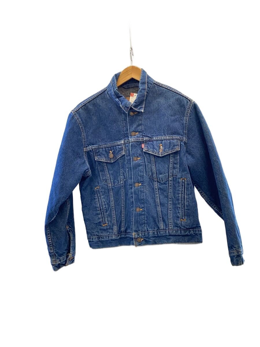 【中古】Levi’s◆USA製/目じるし715/裏地毛布/スモールe/Gジャン/38/ジーンズ/IDG【メンズウェア】