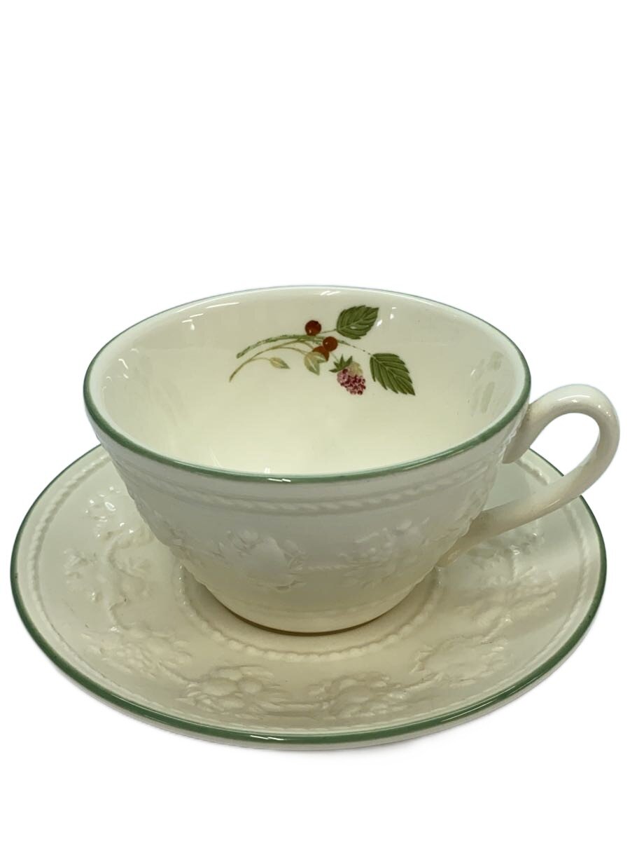 【中古】WEDGWOOD◆カップ&ソーサー/WHT【キッチン用品】