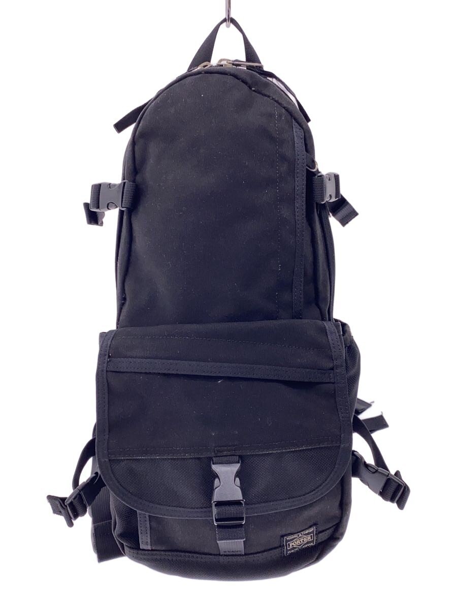 【中古】PORTER◆BICYCLESTYLE/背嚢/ナイロン/BLK//【御徒面子】