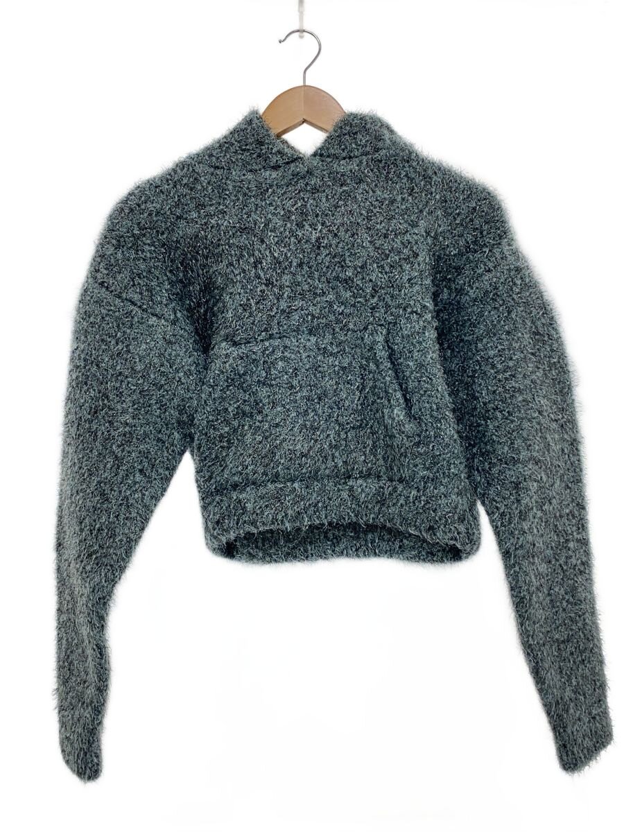 【中古】NKNIT◆パーカー/O/ポリエステル/GRN/n24-aw095【レディースお召しもの】