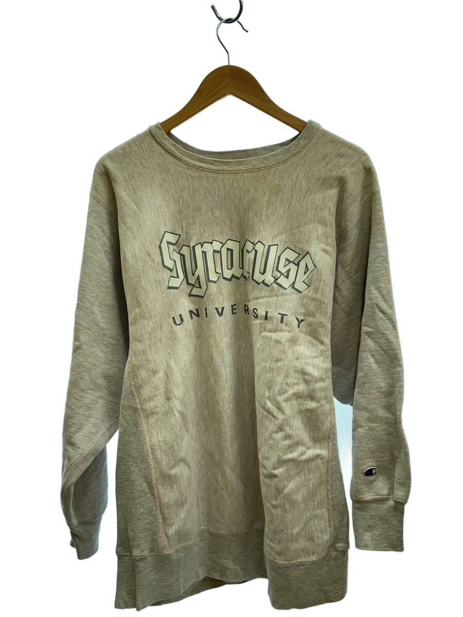【中古】Champion◆80s/REVERSE WEAVE/霜降りサクラ色/汗水/XXL/綿織物/PNK【メンズウェア】