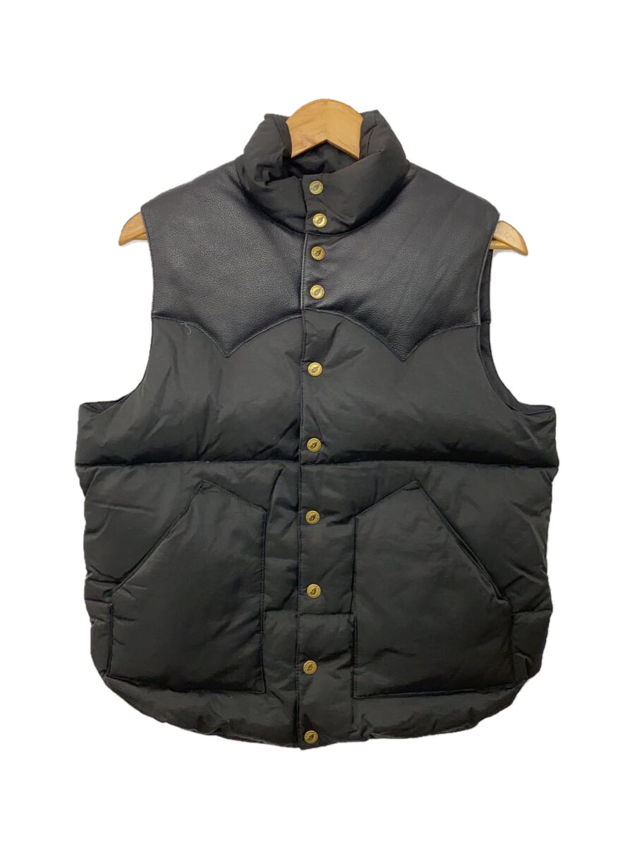 【中古】Indian(Indian Motocycle)◆ダウンベスト/レザー/M/コットン/BLK//【メンズウェア】｜2ｎｄ STREET 店