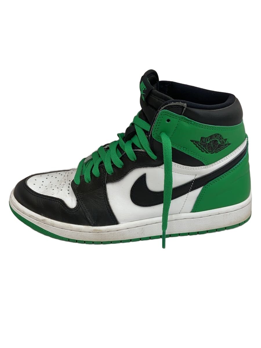 【中古】NIKE◆AIR JORDAN 1 RETRO HIGH OG_エア湖 ジョーダン 1 レトロ ご機嫌 OG/28珊/GRN【シューズ】