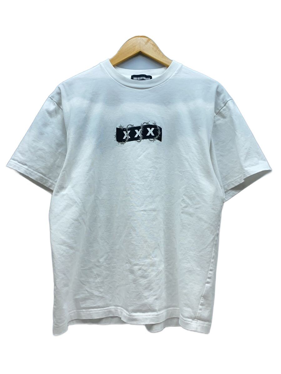 【中古】GOD SELECTION XXX◆ロゴタイプ刷り上げる/向こう正面ロゴタイプ/ティーシャツ/M/GX-S25-ST-13/日本製【メンズウェア】