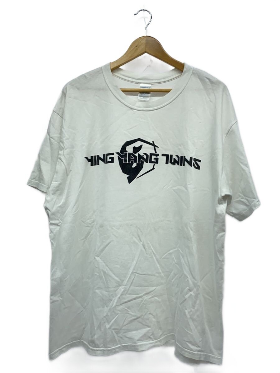 【中古】GILDAN◆90～00s//YING YANG TWINS/プルオーバー/XL/綿織物/WHT【メンズウェア】