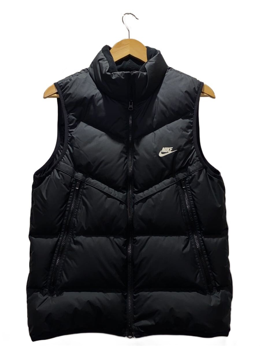 【中古】NIKE◆ウインドランナーパファー//より良い/M/ポリエステル/BLK/DV1136-010【メンズウェア】