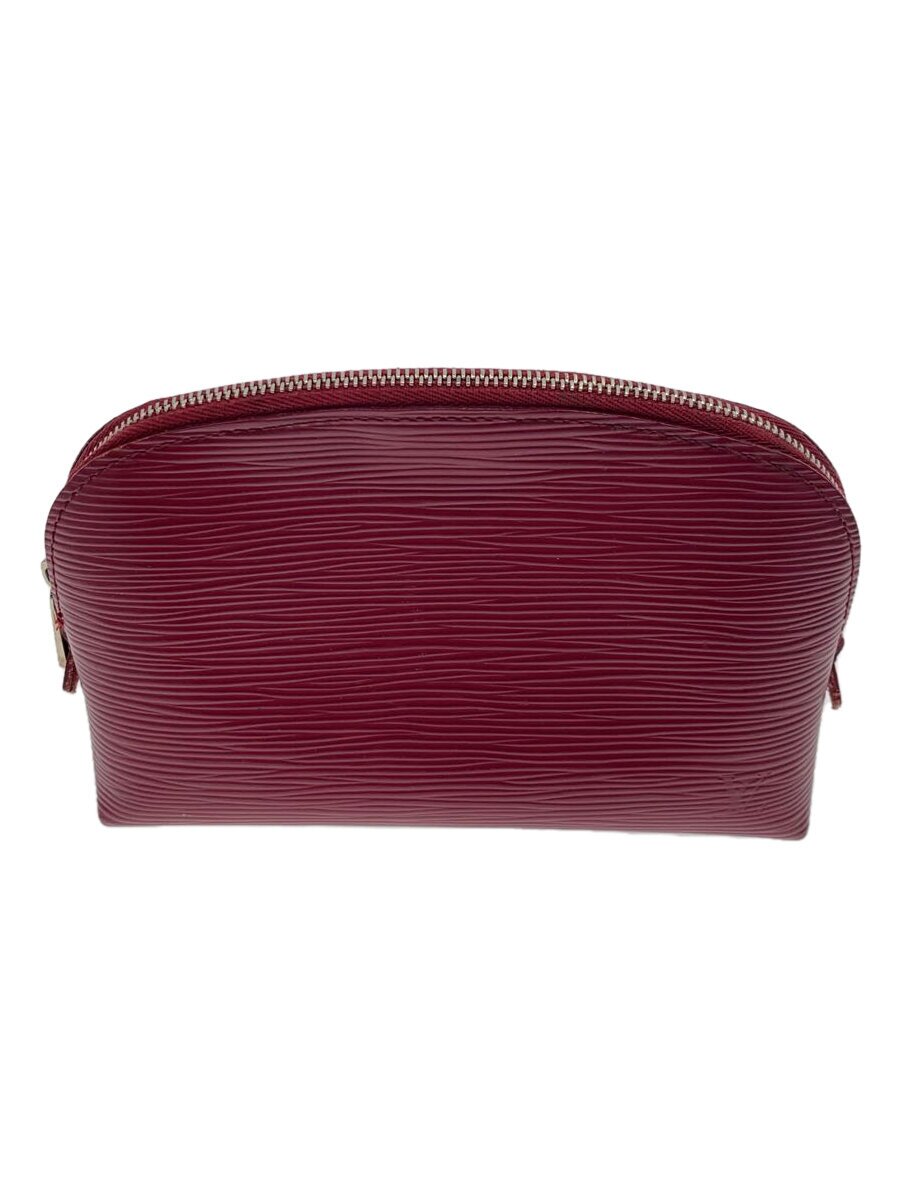 【中古】LOUIS VUITTON◆ポシェット・コスメティック_エピ/なめし革/RED【御徒面子】