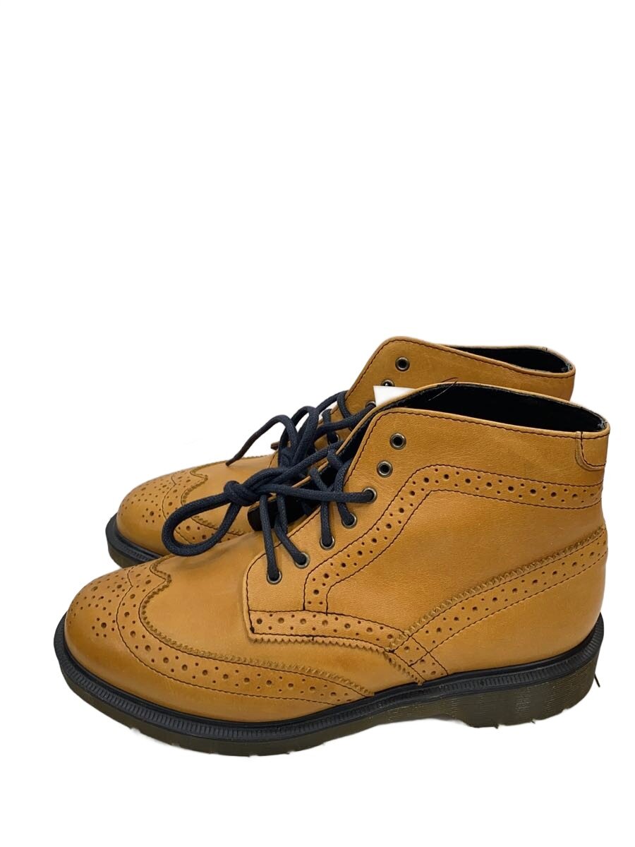 【中古】Dr.Martens◆スピード競技引き上げる/ウィングチップブーツ/UK7/BRW/なめし革/9582/カントリー//【シューズ】