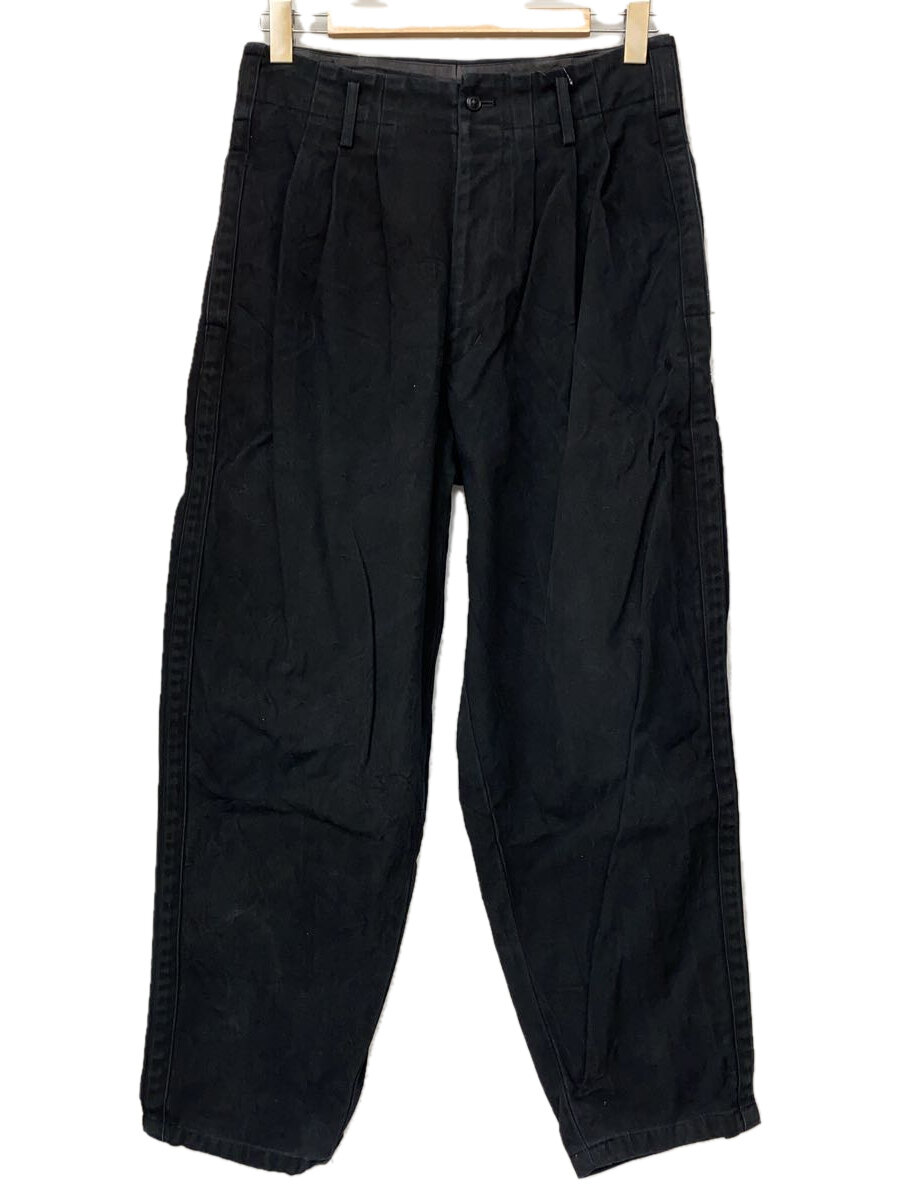 【中古】Y&rsquo;s for men◆24SS/TACK WAIST PANT/S/コットン/BLK/無地/MS-P22-001【メンズウェア】｜2ｎｄ STREET 店
