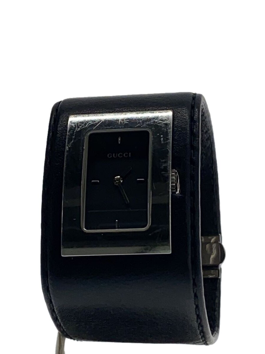 【中古】GUCCI◆石英ウオッチ/アナログ/--/BLK/BLK/7800L【服飾雑貨他】