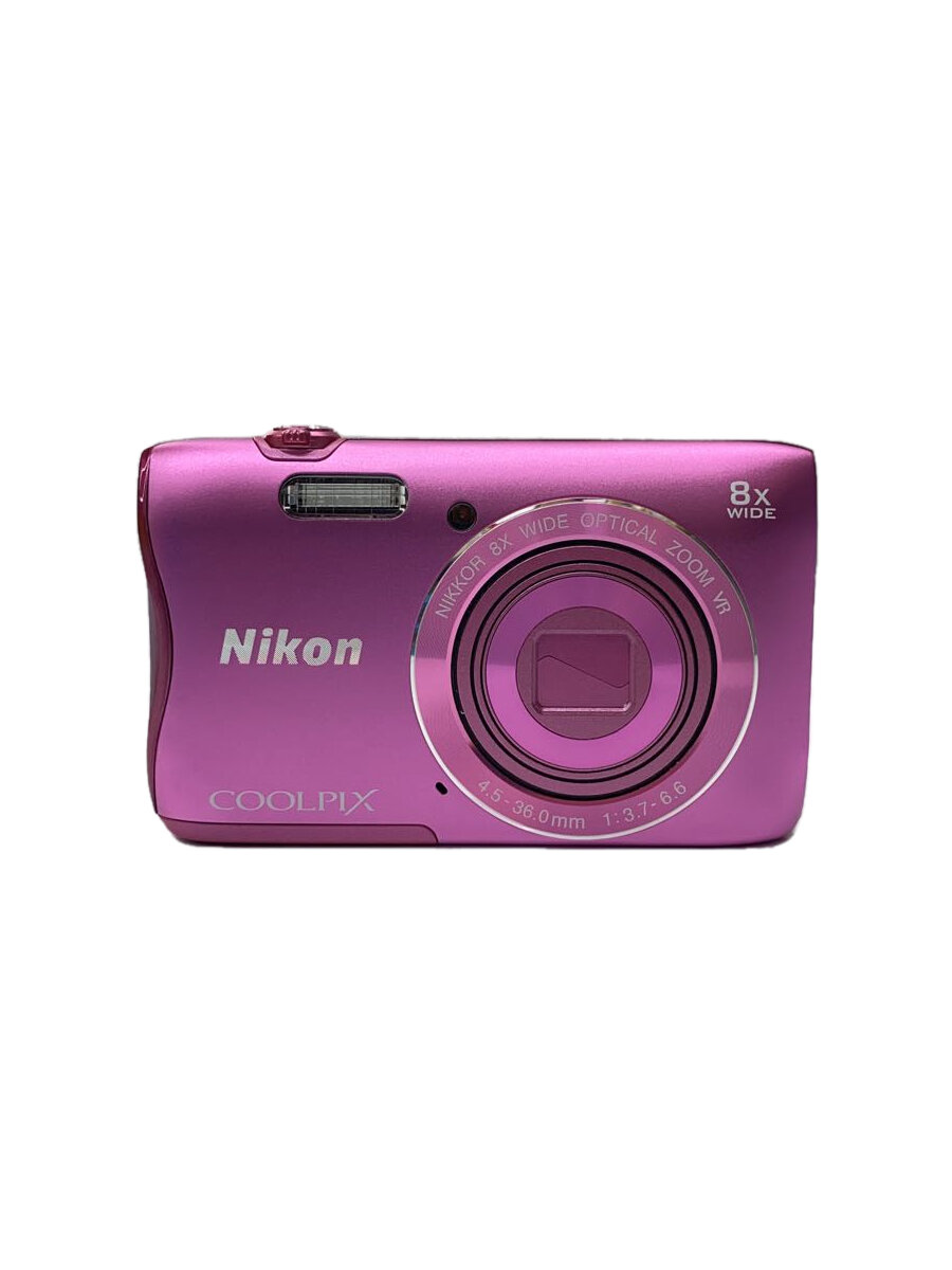 【中古】Nikon◆デジタルカメラ COOLPIX S3700 [ピンク]//【カメラ】