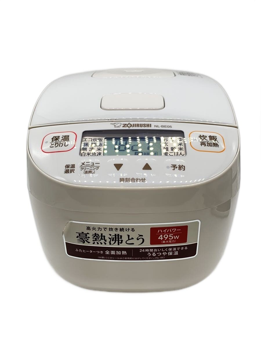 【中古】ZOJIRUSHI◆炊飯器 限界炊き NL-BE05-WZ//【家電・視覚的・オーディオ】