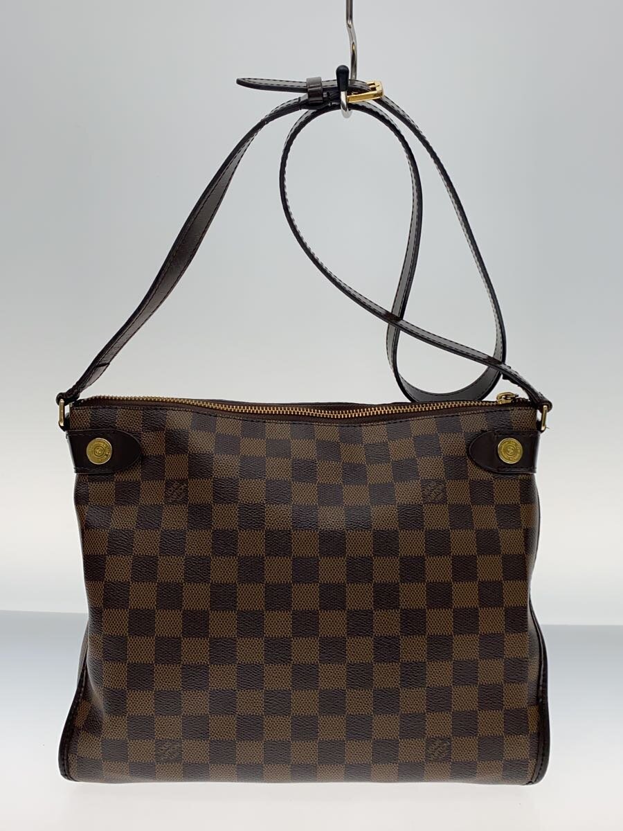 【中古】LOUIS VUITTON◆大聖堂_ダミエ・エベヌ_BRW/PVC/BRW【御徒面子】