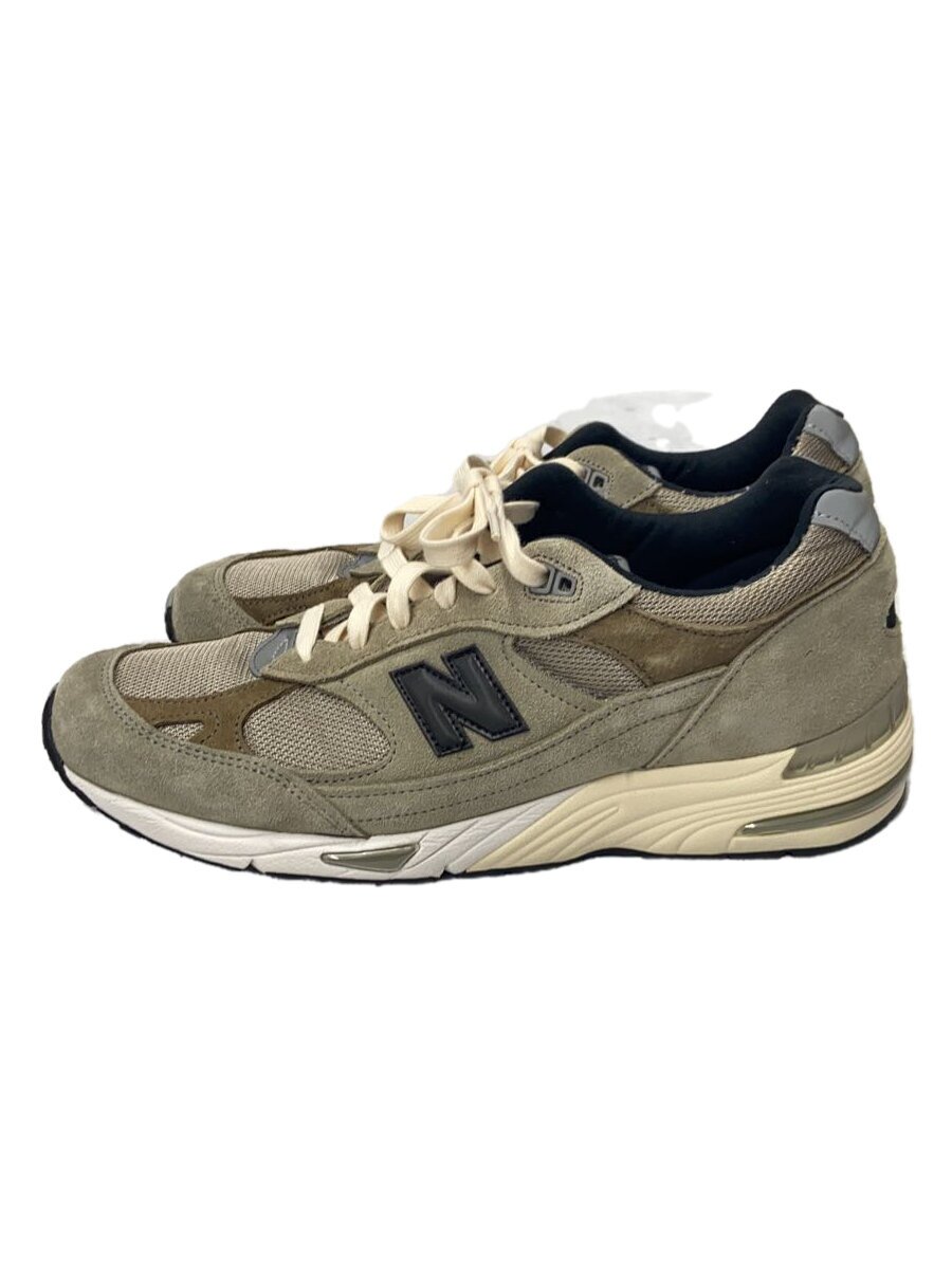 【中古】NEW BALANCE◆ローカットスニーカー/US10.5/KHK/M991JJA//【シューズ】