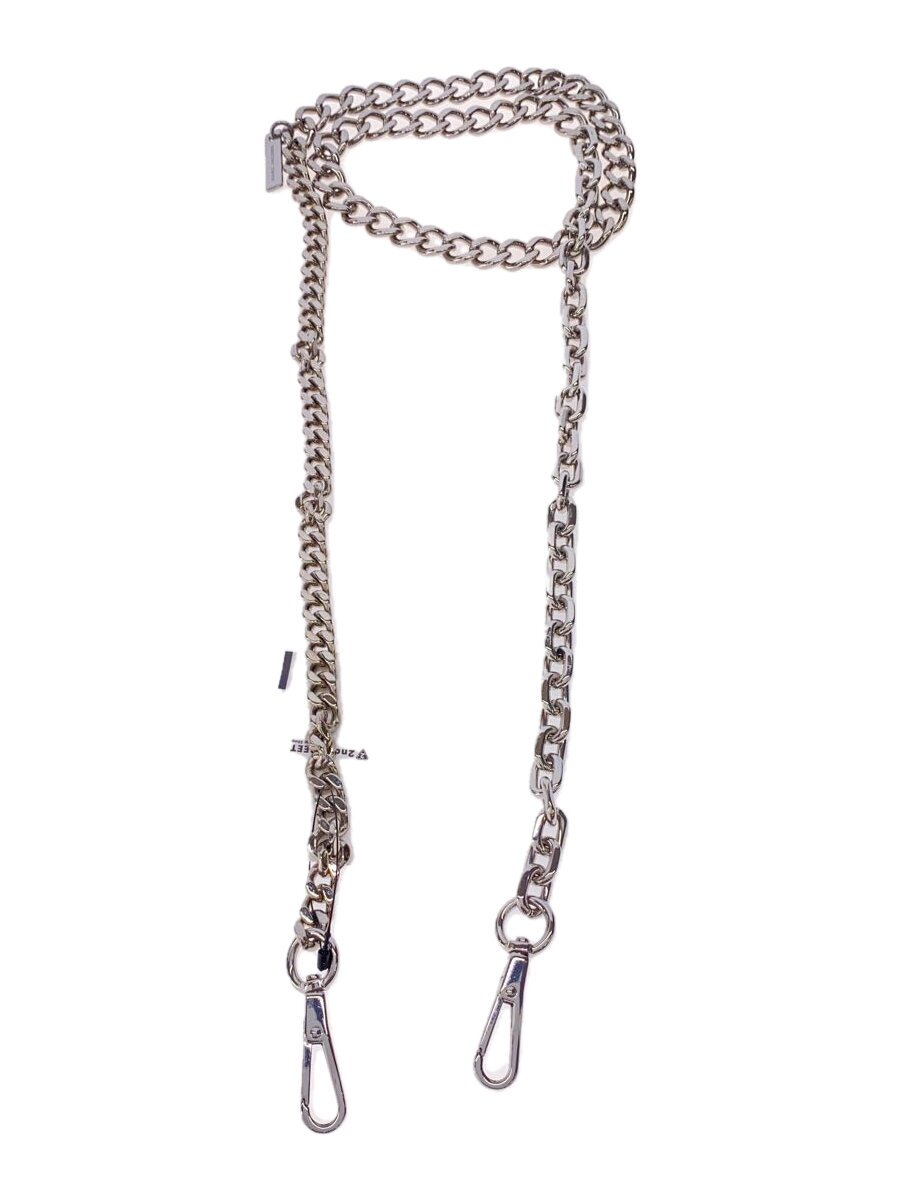 【中古】MARC JACOBS◆THE CHAIN STRAP/ザ チェーン店 肩先 同盟罷業さあ美/SLV/レディース//【服飾雑貨他】