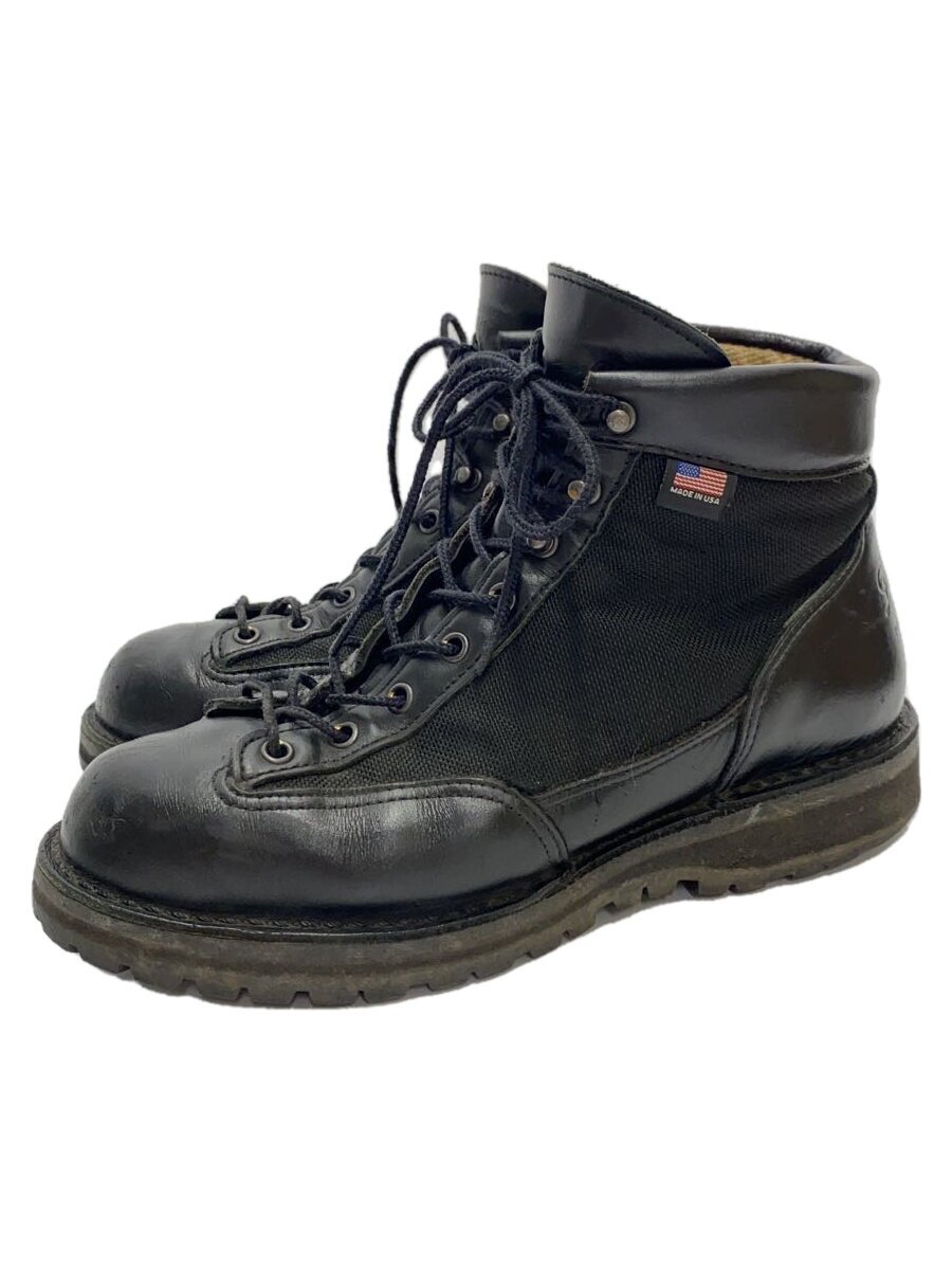 【中古】Danner◆トレッキングブーツ/26糎/BLK/なめし革/33221【シューズ】