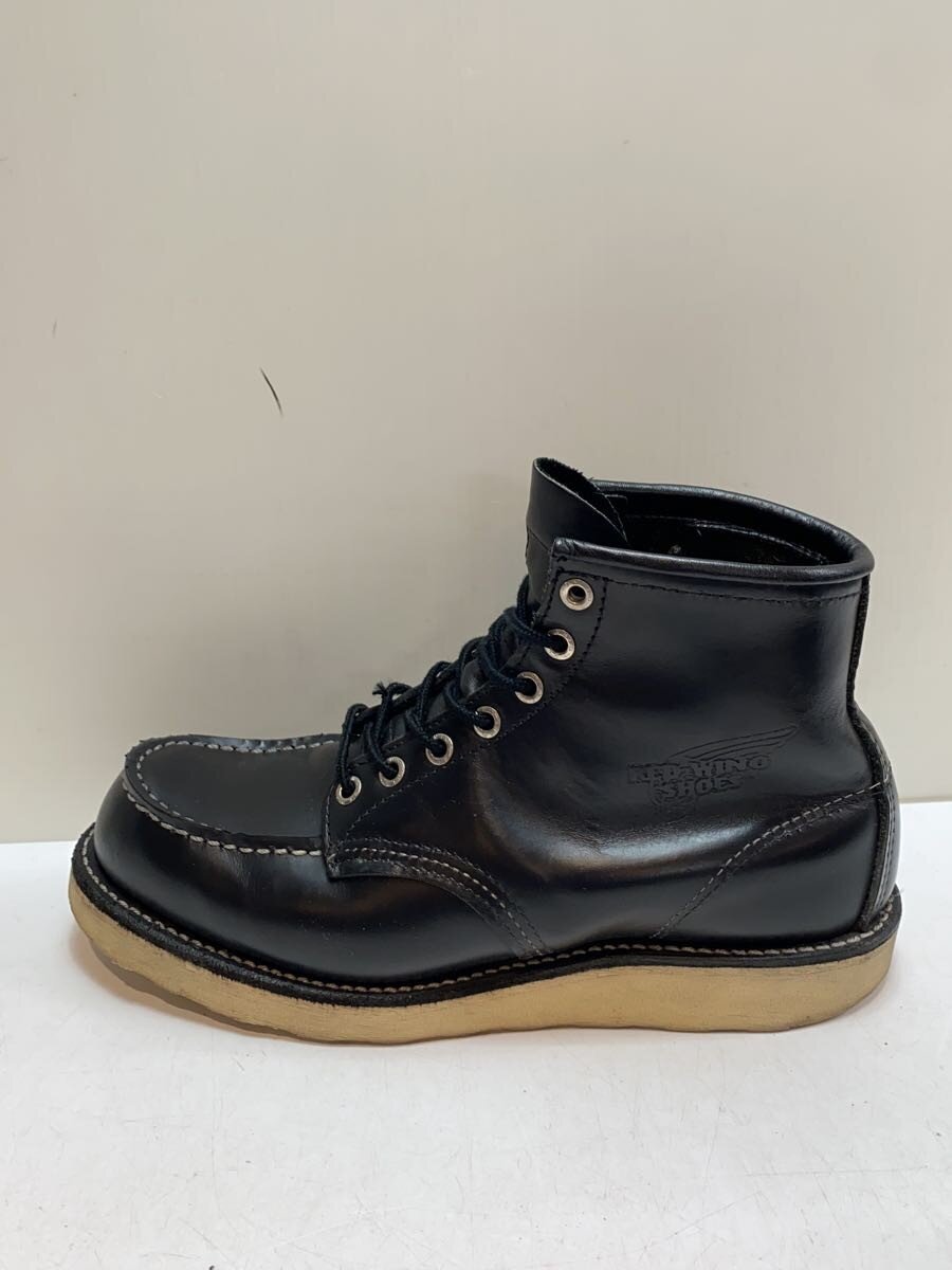 【中古】RED WING◆レースアップブーツ/US7/黒いこと/8179//【シューズ】