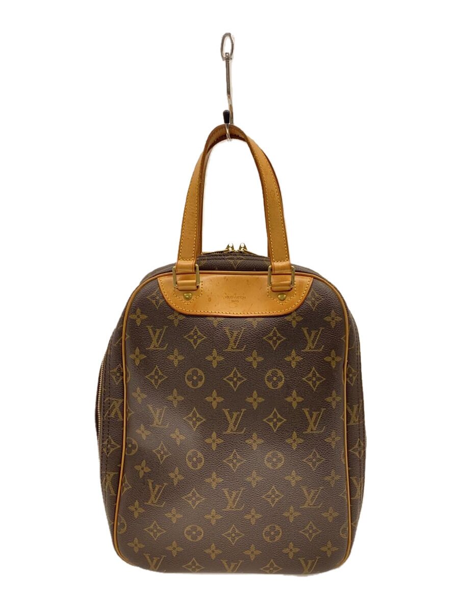 【中古】LOUIS VUITTON◆エクスキュルシオン_モノグラム・帆布_BRW/PVC/色変わり有【御徒面子】
