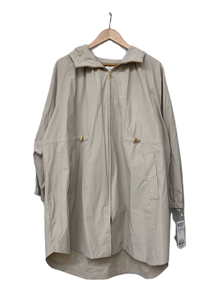 【中古】23区◆上衣/44/ナイロン/BEG/437980/ボンネット/真っただ中丈【レディース御召しもの】