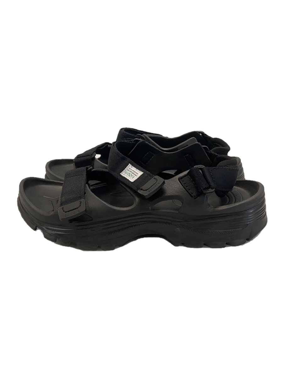 【中古】suicoke◆サンダル/MADE IN ITALY/UK10/BLK/神通力磁気テープ/呼びりんクロ/測り//【シューズ】