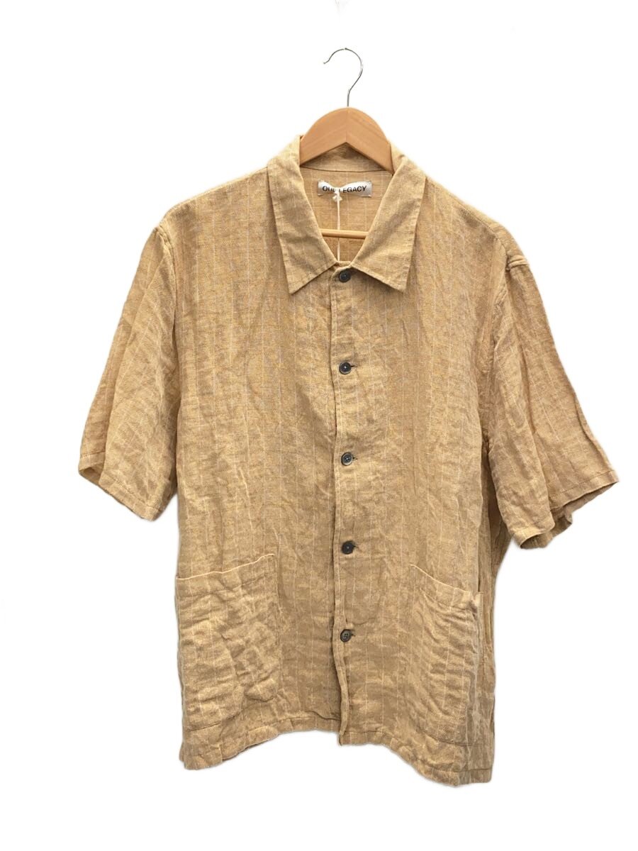 【中古】OUR LEGACY◆半袖シャツ/52/リネン/BEG/チェック//【メンズウェア】｜2ｎｄ STREET 店