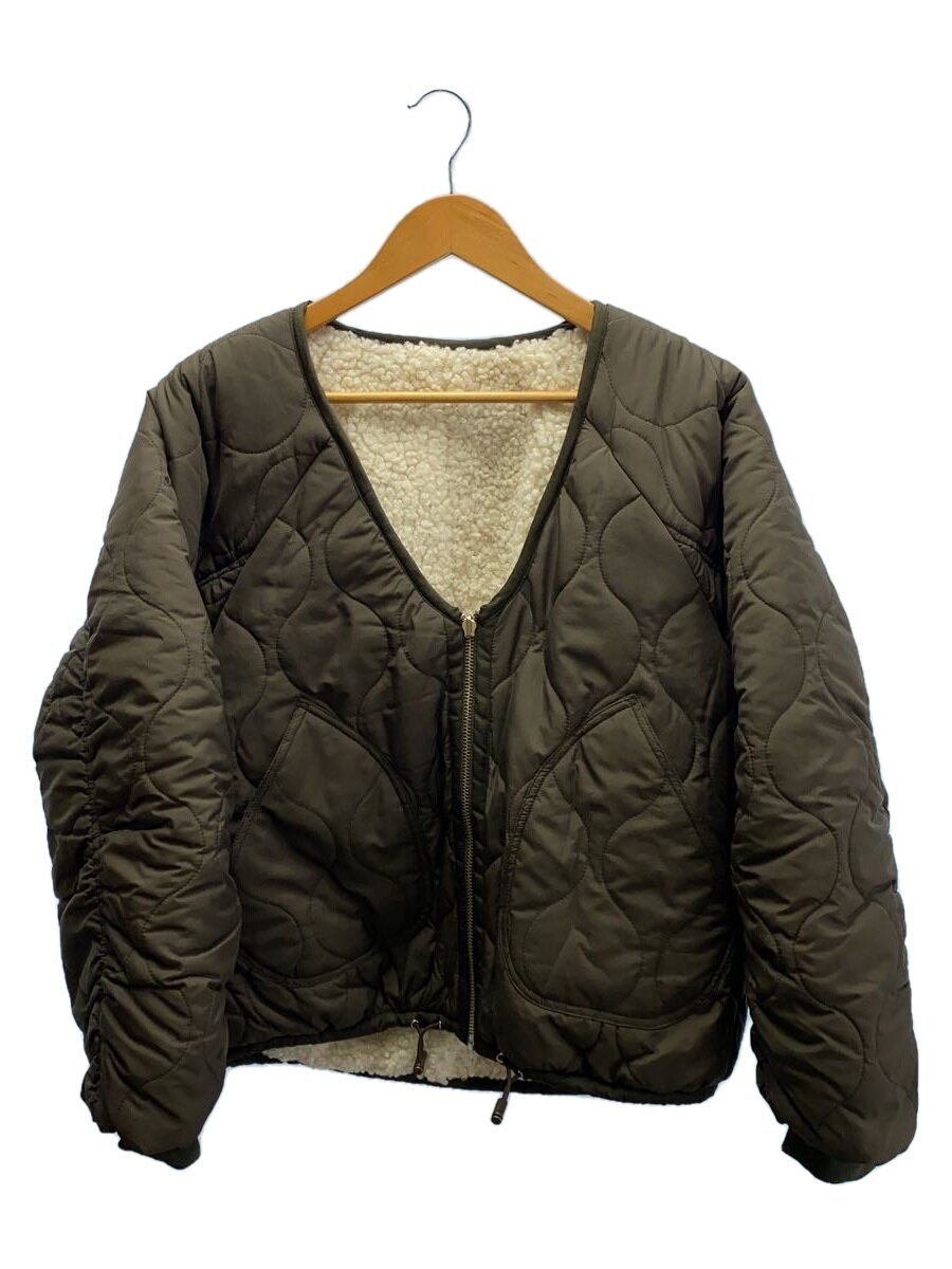 【中古】SNIDEL◆上衣/FREE/ポリエステル/KHK/無地/SWFJ184016/リヴァーシブル【レディース御召しもの】