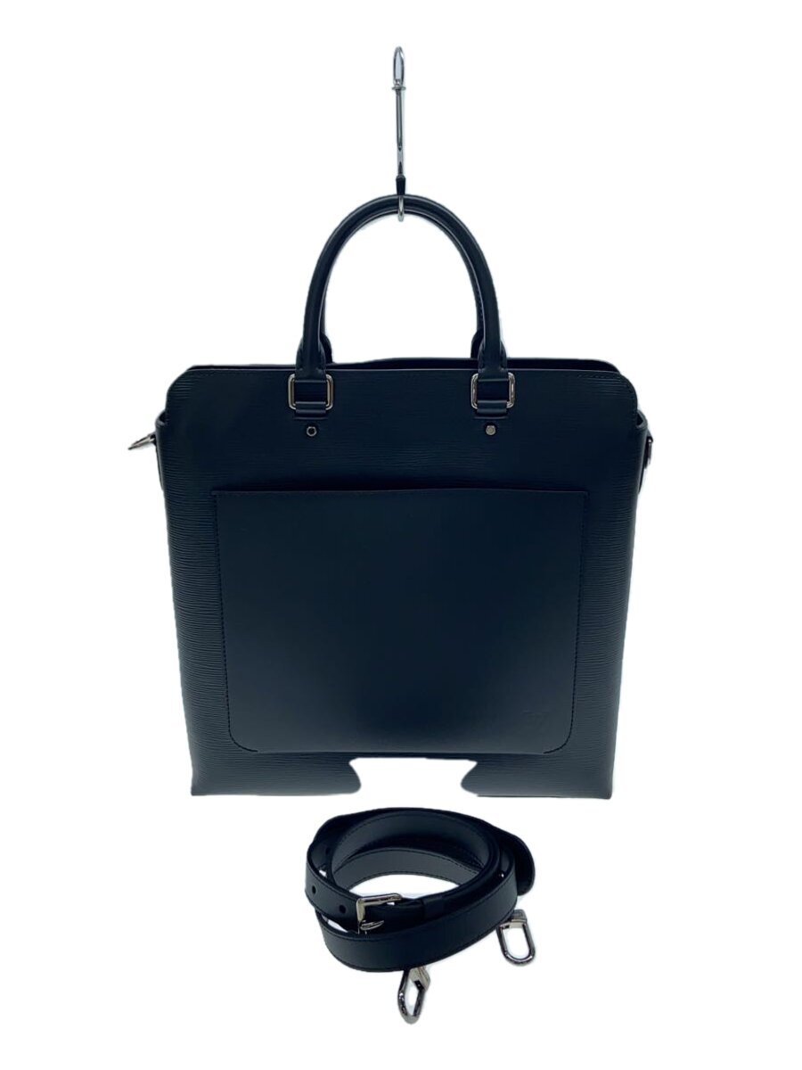 【中古】LOUIS VUITTON◆ブルックス・トート_エピ_NVY/なめし革/NVY【御徒面子】