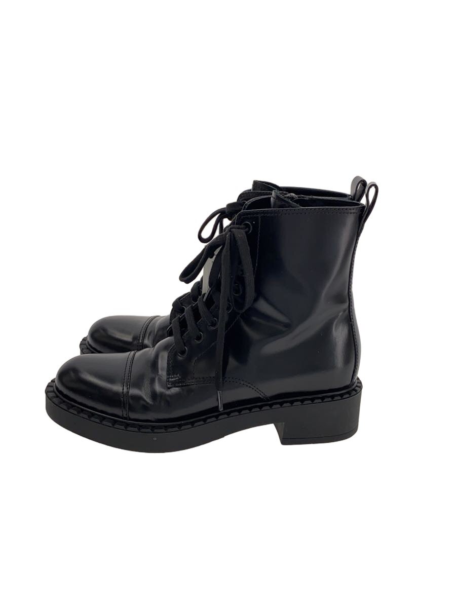 【中古】PRADA◆ブーツ/37/BLK/1t360m【シューズ】